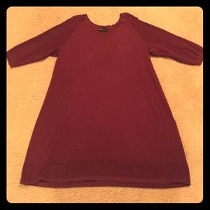 Maroon/Burgundy Sweater Dress